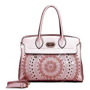 Celestial Star Cubis 3D Floral Cut Crystal Handbag